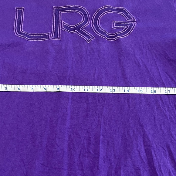 LRG Mens Infantree Collection Short Sleeve Knit Shirt, Purple, Large - Picture 4 of 4